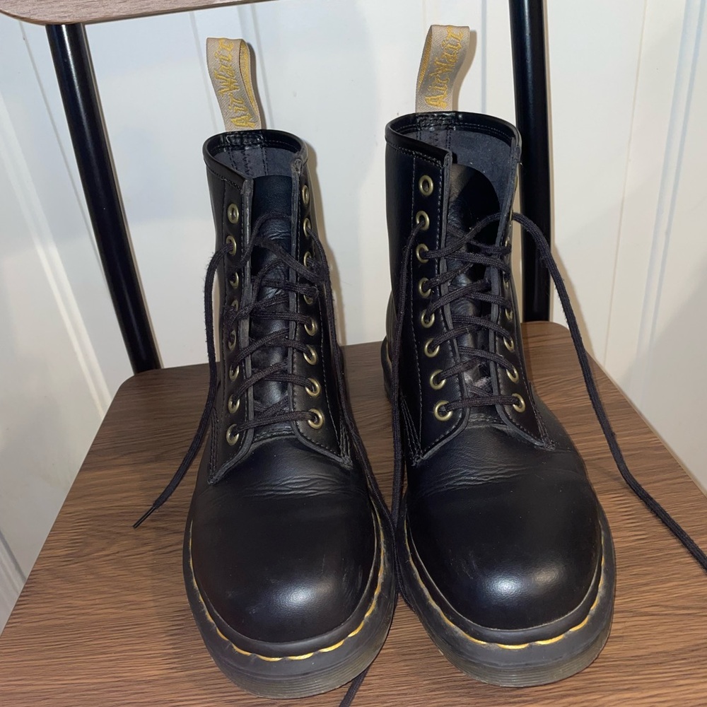 Dr. Martens Black Leather Boots